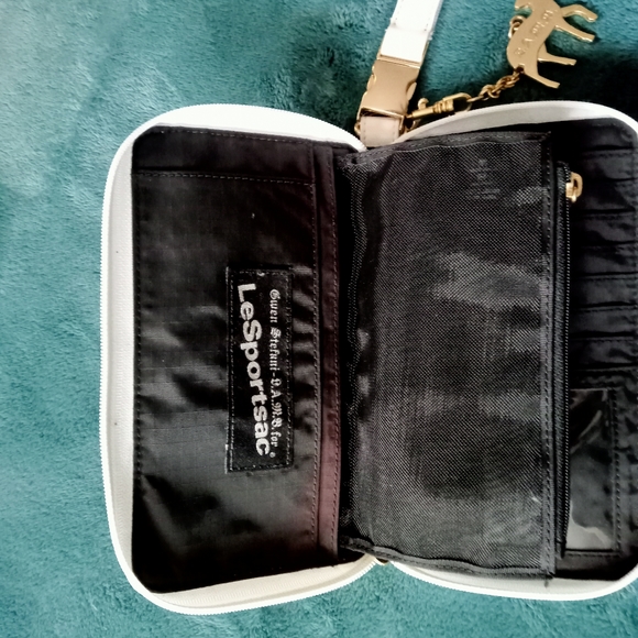 L.A.M.B. White and Black Wallet - Picture 7 of 8